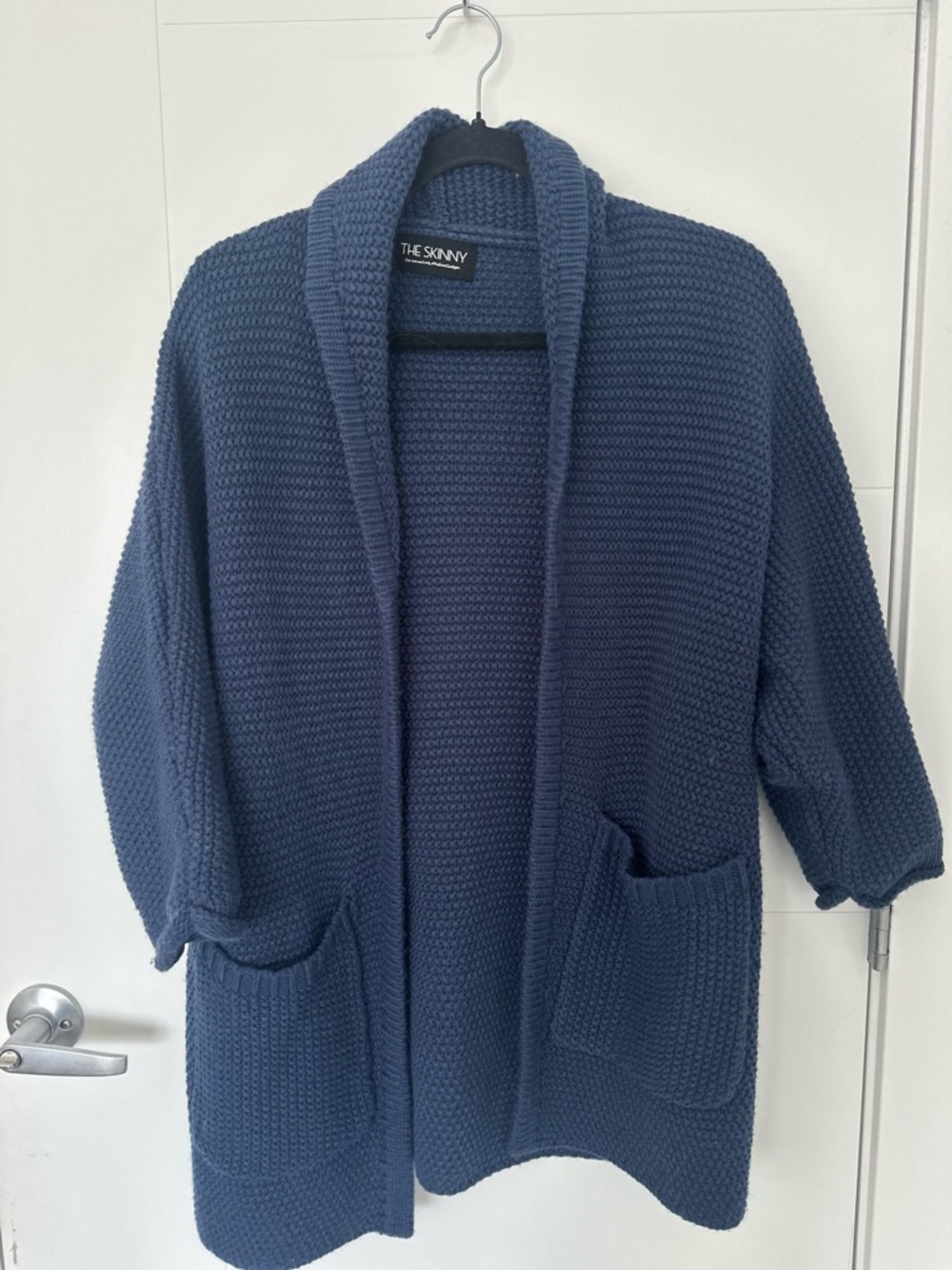 The Skinny Erinn Knit Cardigan Chunky Open-Front Cardigan OS